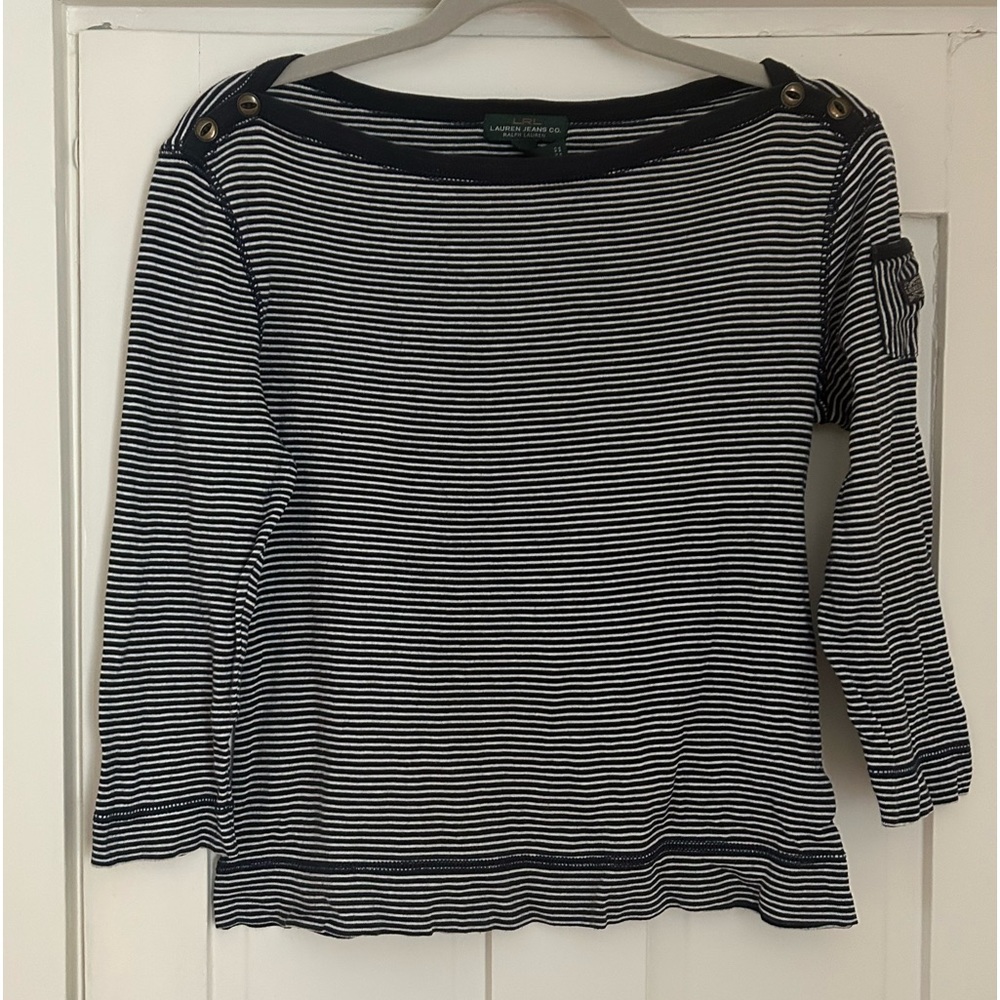 Ralph Lauren boatneck top size S